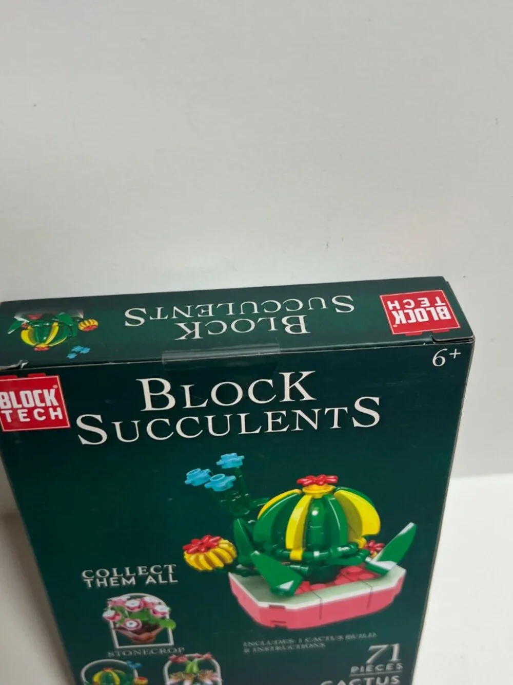 Block Succulents Cactus Plant Building Blocks Brick New in Box 71 Pcs